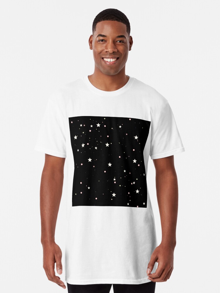 Shirt with stars shop around the neck