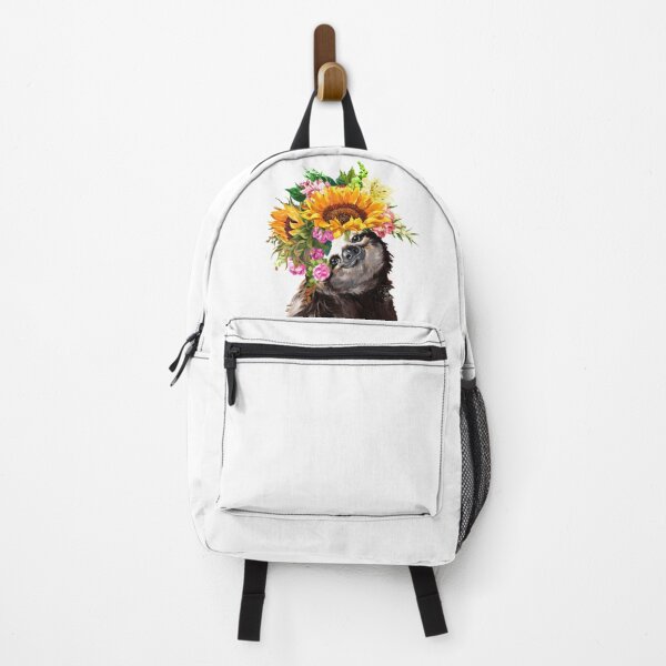 Item preview, Sloth with Sunflowers Crown designed and sold by bignosework.