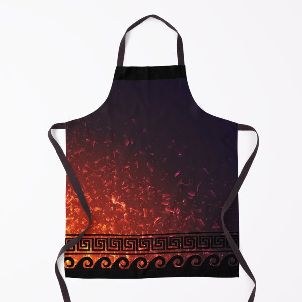 Item preview, Greek Key Broken Fire Glass Yiorgos Collection designed and sold by Yiorgos Designs.
