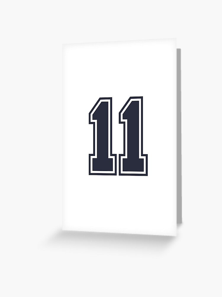 11 Number Cleveland Sports Eleven Brown Jersey Sticker for Sale by  HelloFromAja