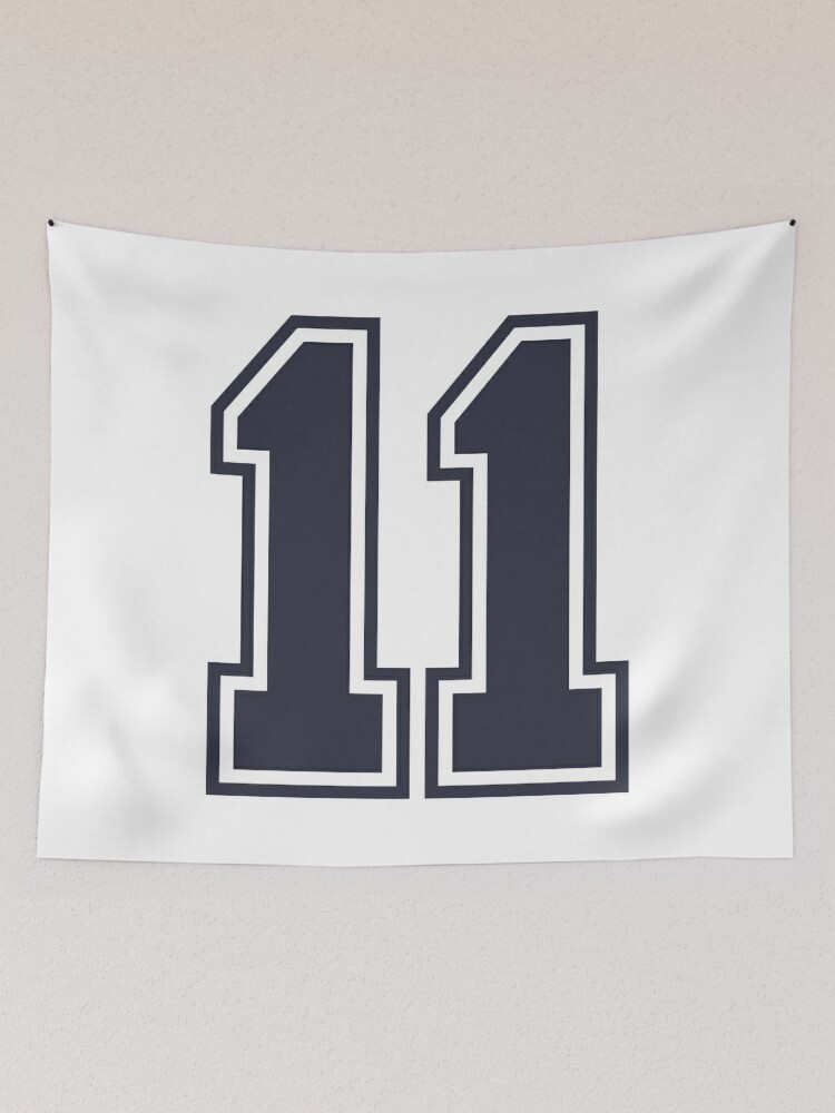 11 Number Cleveland Sports Eleven Brown Jersey Sticker for Sale by  HelloFromAja