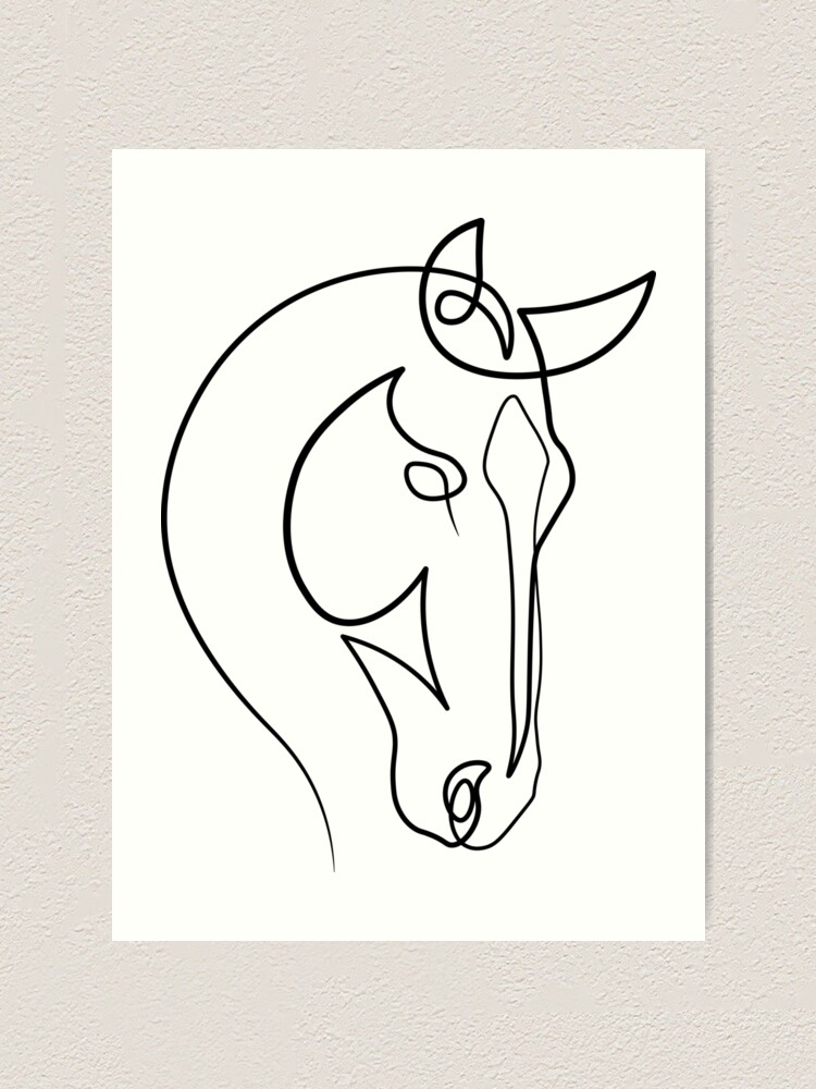 503 Drawing Of A Horse Head Stock Photos, High-Res Pictures, and Images -  Getty Images