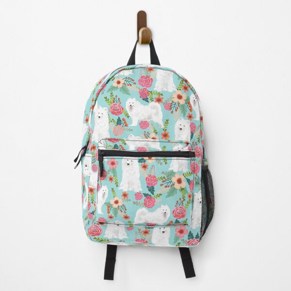 Artikelvorschau, samoyed dog floral - vintage florals, floral pet, cute dog, samoyed entworfen und verkauft von PetFriendly.