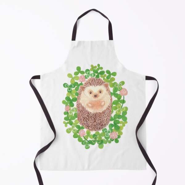 Item preview, cute napping Hedgehog in a field of clover designed and sold by EllenLambrichts.