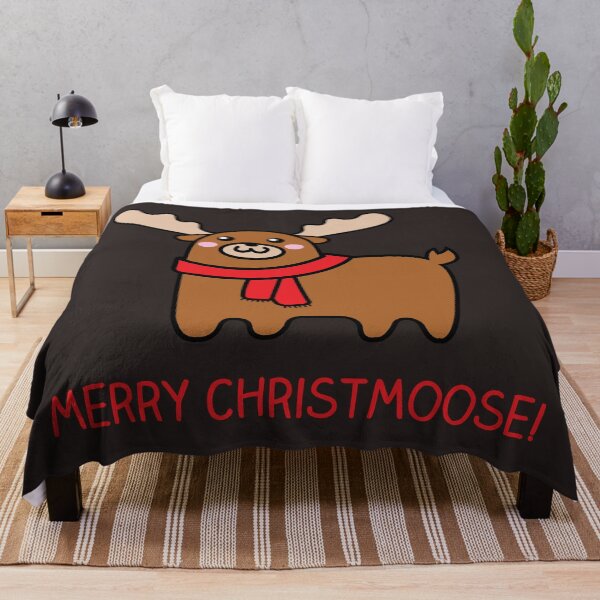 Item preview, Merry Christmoose, Merry Christmas moose pun designed and sold by IceCreamCat.