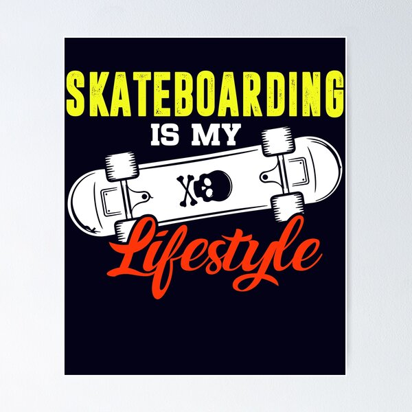 Item preview, Skateboarding is My Lifestyle designed and sold by mmos.