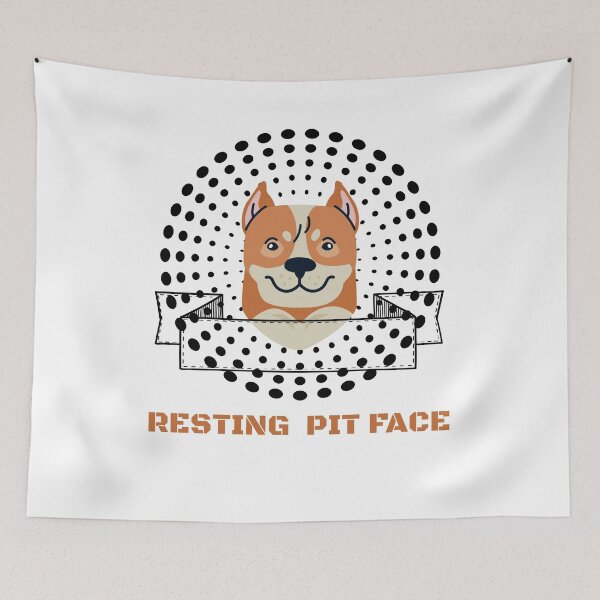 Item preview, Resting staffy pitbull lovers T-Shirt, gift, resting pit face designed and sold by SeaJayShop.