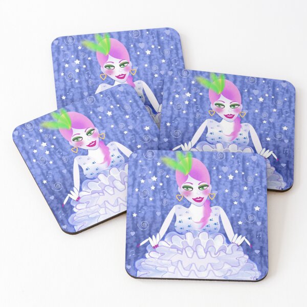 Item preview, Can-can Festival Novelty Post Card Blue designed and sold by Lois-jessop.