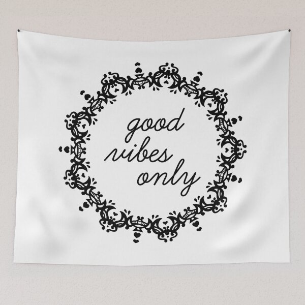Item preview, "Good Vibes Only" Mandala Print Design GC-092-03 designed and sold by GraphicCharms.
