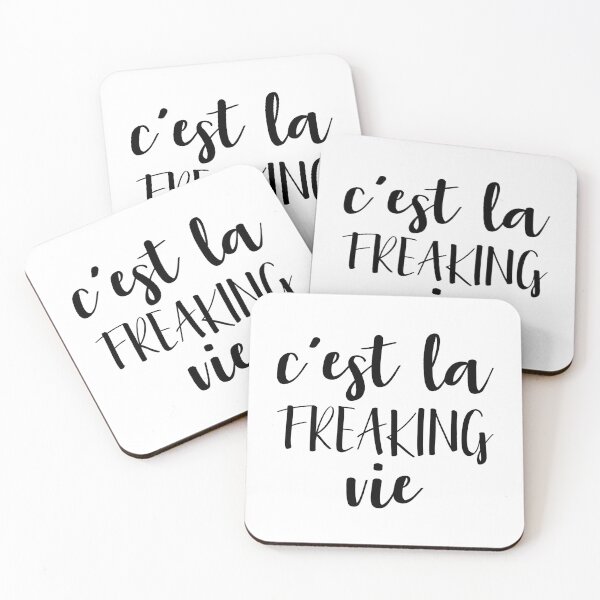 Item preview, C'est La Freaking Vie - Funny French Quote designed and sold by OpalEllery.