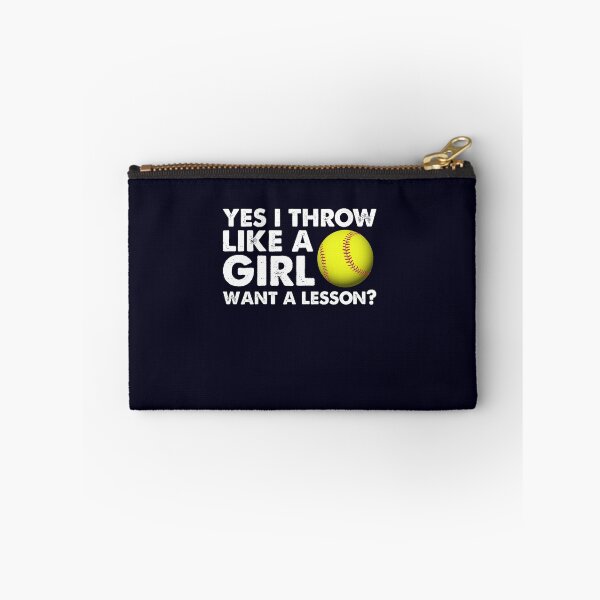 Item preview, Yes I Throw Like A Girl Want A Lesson Sofball designed and sold by mmos.