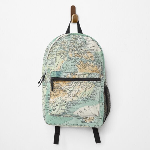 Item preview, 1910 German map of the North Pole and Oceans designed and sold by Gin  Neko.