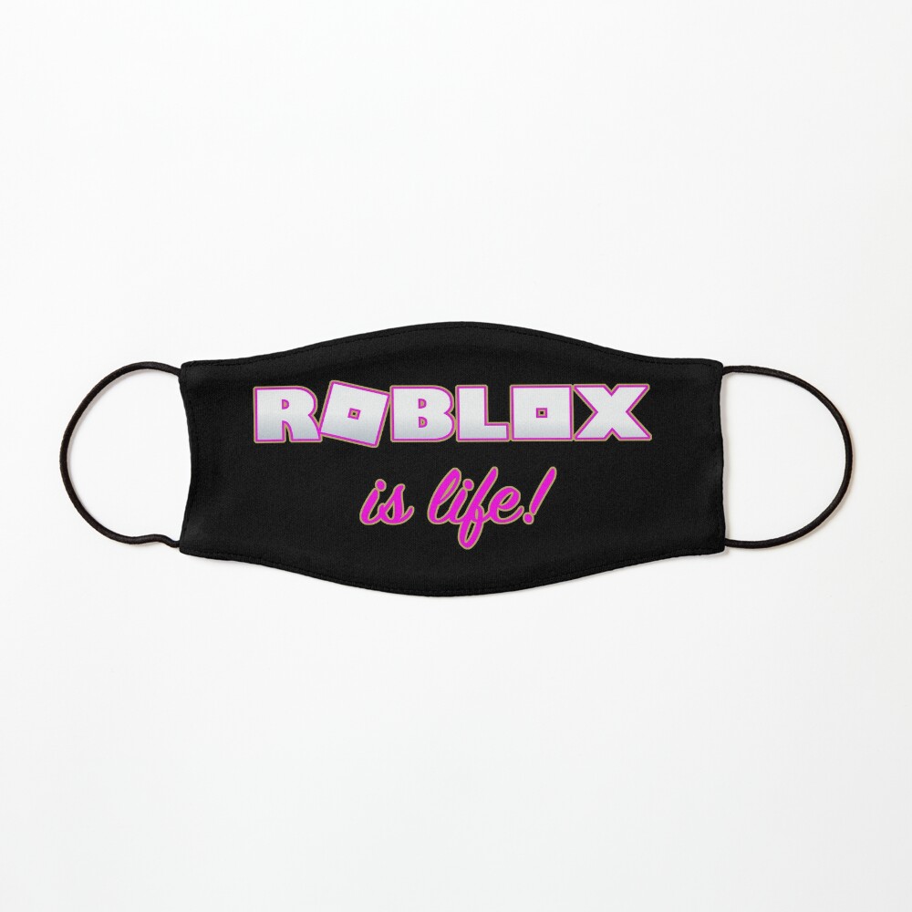 Roblox Is Life Gaming Mask By T Shirt Designs Redbubble - roblox friend removal button how to get robux gift card