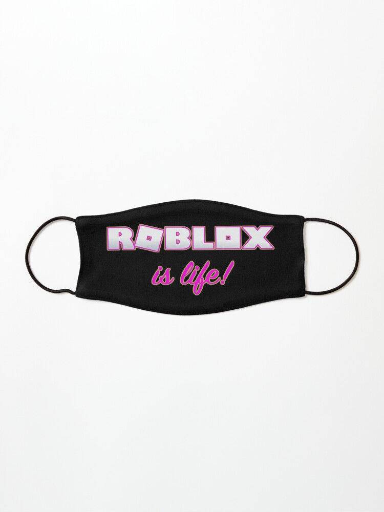 Roblox Is Life Gaming Mask By T Shirt Designs Redbubble - roblox neon pink mask by t shirt designs redbubble