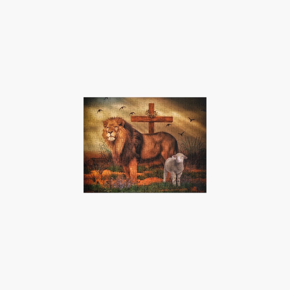 The Lion And The Lamb Jigsaw Puzzle