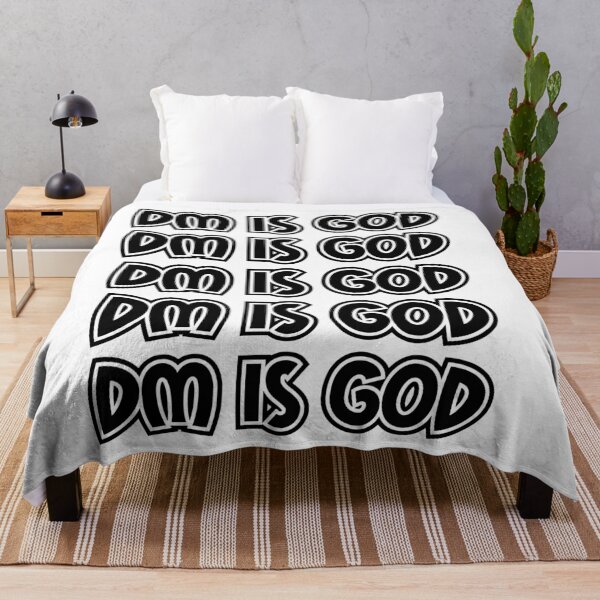 Item preview, DM is God - Repeat Black Outline designed and sold by WPahat.