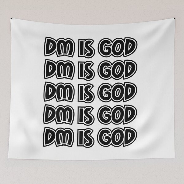 Item preview, DM is God - Repeat Black Outline designed and sold by WPahat.