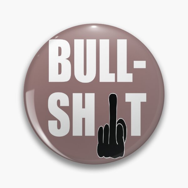 Item preview, Bullshit white print designed and sold by GePadeSign.