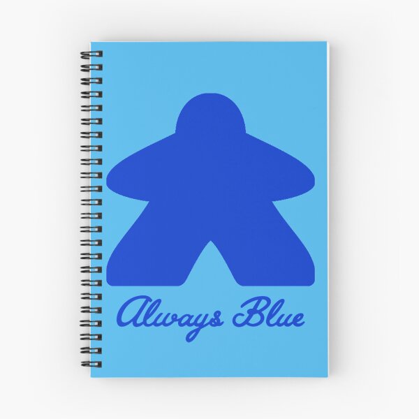 Item preview, Always Blue Meeple Game Piece designed and sold by WibbleDesign.