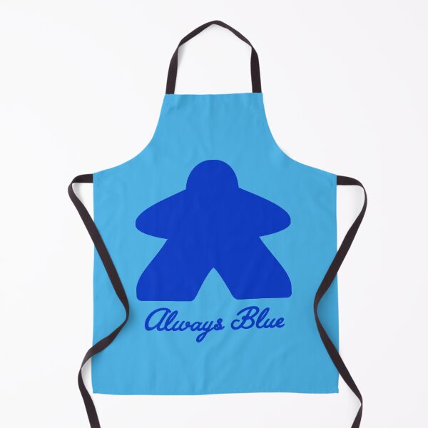 Item preview, Always Blue Meeple Game Piece designed and sold by WibbleDesign.