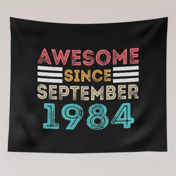 Item preview, Retro Vintage 36th Birthday - Awesome Since September 1984 designed and sold by meedTee.