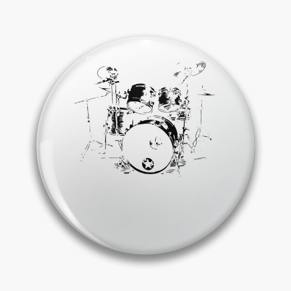 Item preview, Drumset Sketch designed and sold by MisterGooseShop.