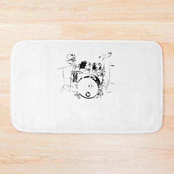 Item preview, Drumset Sketch designed and sold by MisterGooseShop.