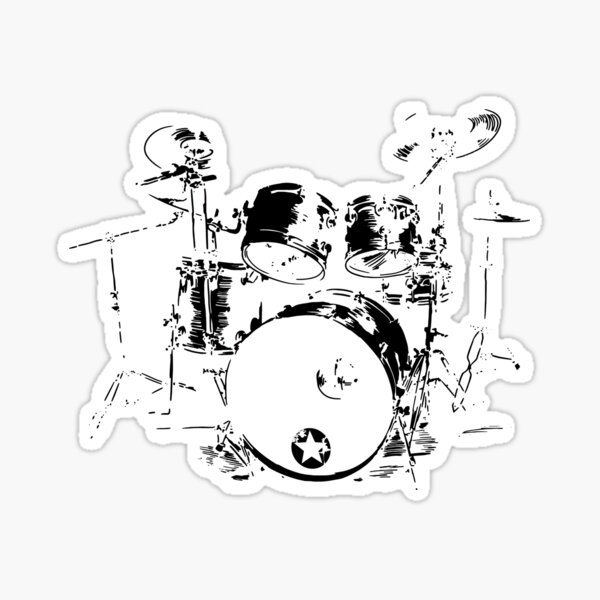 67 Drum Set Drawing High Res Illustrations  Getty Images