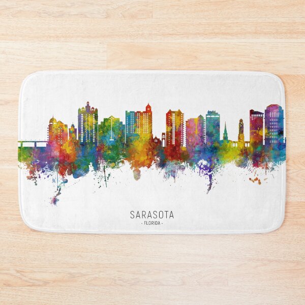 Item preview, Sarasota Florida Skyline designed and sold by ArtPrints.