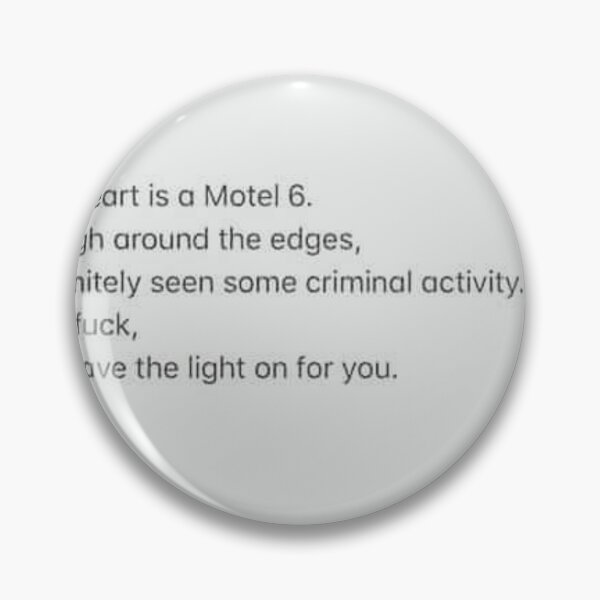 Item preview, Motel criminal love designed and sold by JadaBoanne.