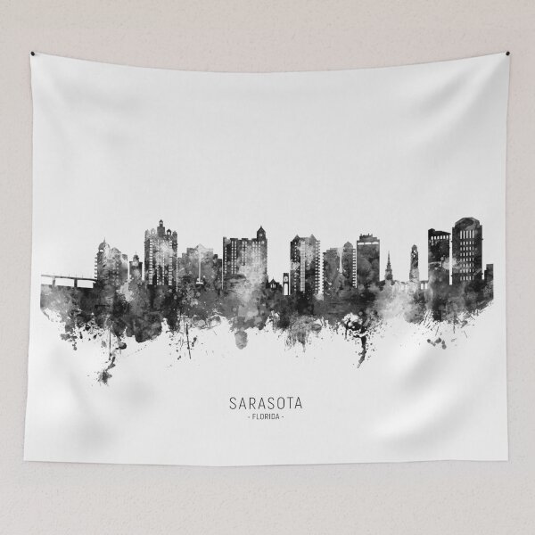 Item preview, Sarasota Florida Skyline designed and sold by ArtPrints.