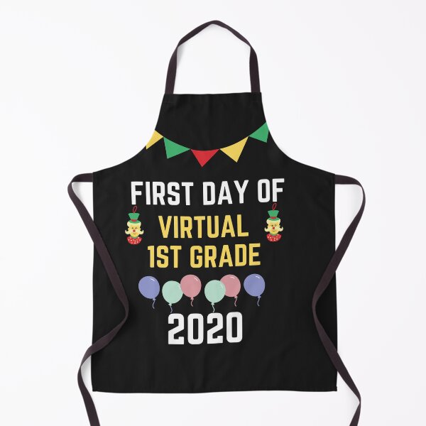 Item preview, First Day of Virtual 1st Grade Sign designed and sold by UsaHappyArt.