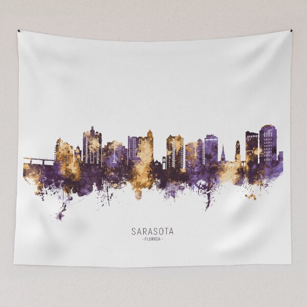 Item preview, Sarasota Florida Skyline designed and sold by ArtPrints.
