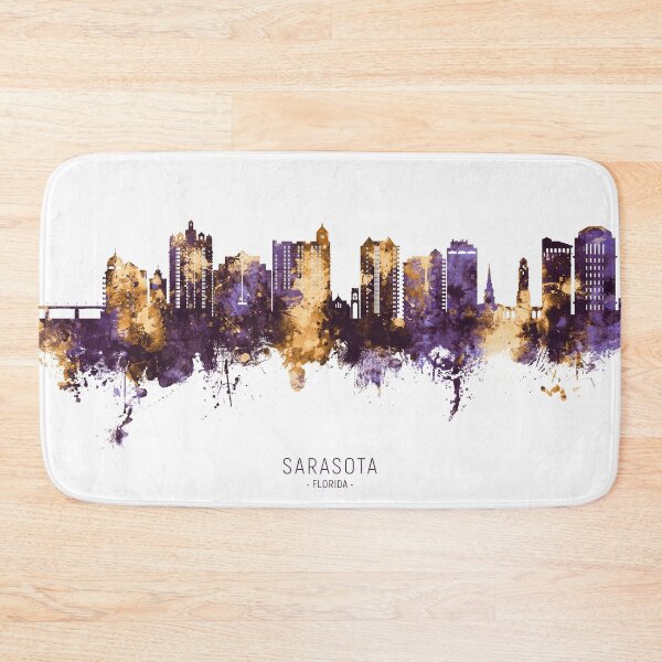 Item preview, Sarasota Florida Skyline designed and sold by ArtPrints.