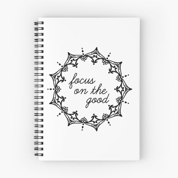 Item preview, "Focus on the Good" Mandala Print Design GC-092-04 designed and sold by GraphicCharms.