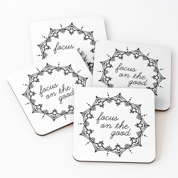 Item preview, "Focus on the Good" Mandala Print Design GC-092-04 designed and sold by GraphicCharms.