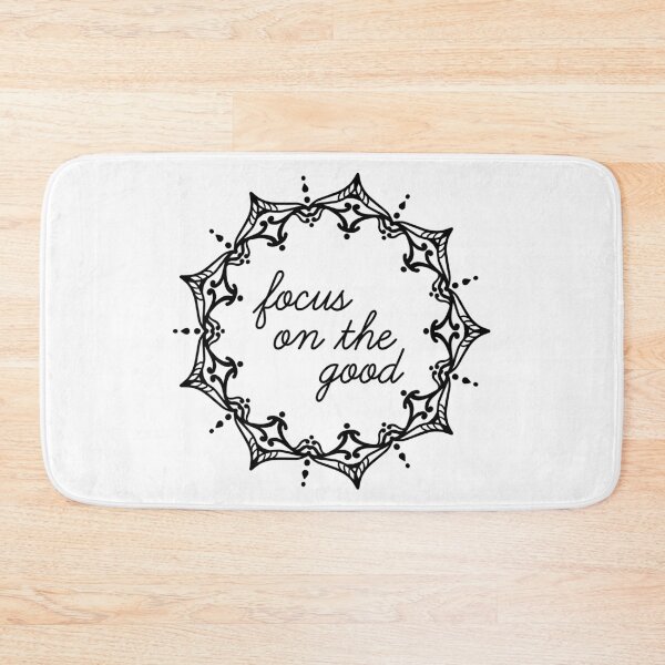 Item preview, "Focus on the Good" Mandala Print Design GC-092-04 designed and sold by GraphicCharms.