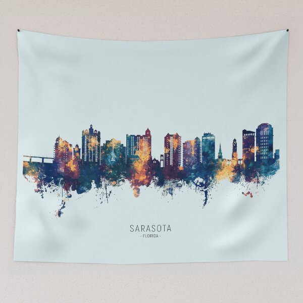 Item preview, Sarasota Florida Skyline designed and sold by ArtPrints.
