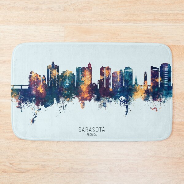 Item preview, Sarasota Florida Skyline designed and sold by ArtPrints.