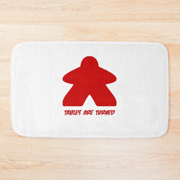 Item preview, Red Tables Are Turned Meeple Game Piece designed and sold by WibbleDesign.