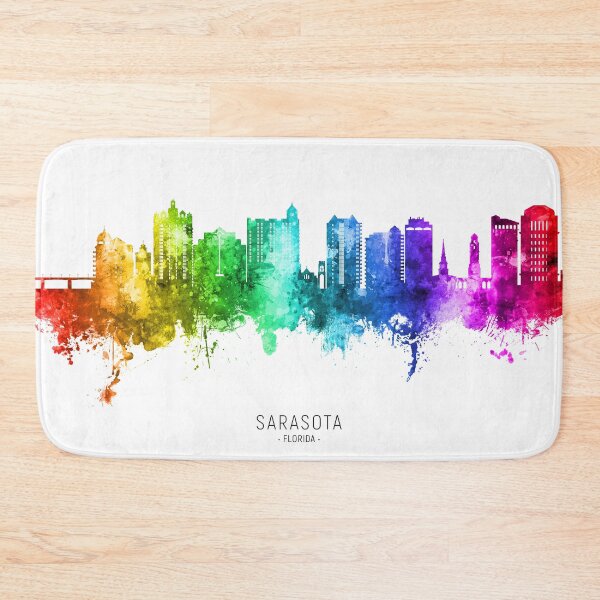 Item preview, Sarasota Florida Skyline designed and sold by ArtPrints.