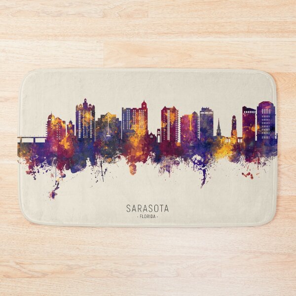 Item preview, Sarasota Florida Skyline designed and sold by ArtPrints.