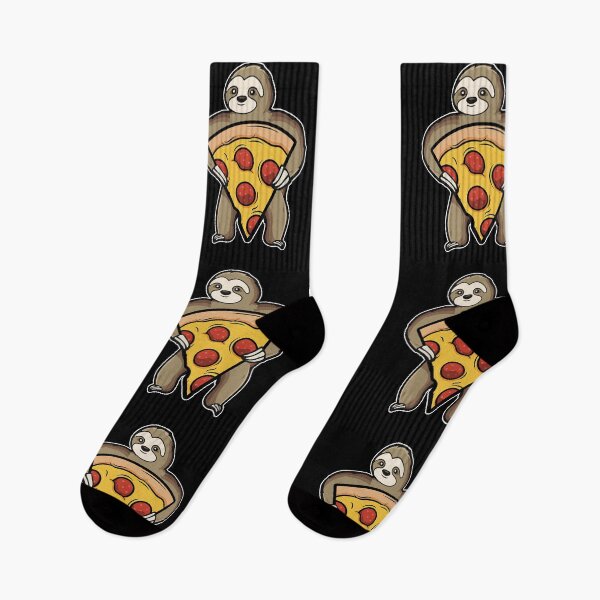Item preview, Adorable sloth and giant pizza designed and sold by redshirtz.
