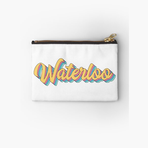 Item preview, Waterloo Retro Yellow Script designed and sold by modeoftravel.