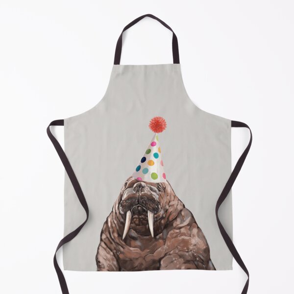 Item preview, Moody Walrus with Party Hat designed and sold by bignosework.