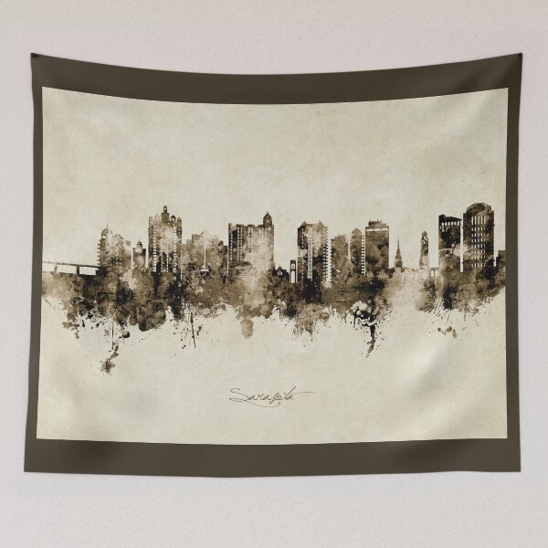 Item preview, Sarasota Florida Skyline designed and sold by ArtPrints.