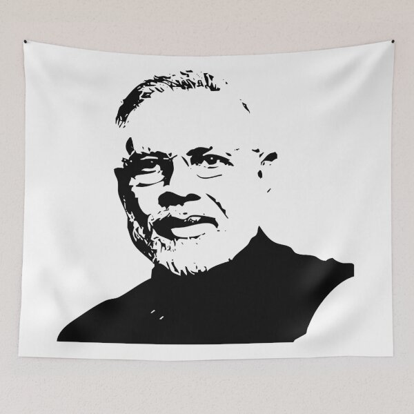 Item preview, Narendra Modi Vector Graphic designed and sold by IndianTshirts.