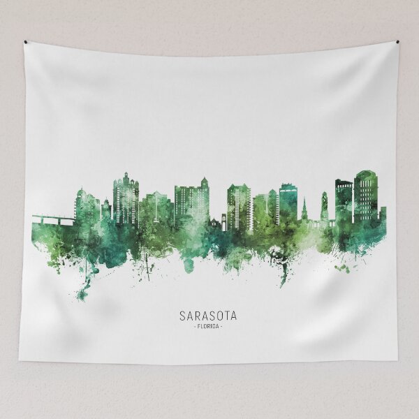 Item preview, Sarasota Florida Skyline designed and sold by ArtPrints.