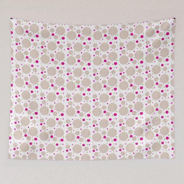 Item preview, Kitsch Circles Spots on White designed and sold by Delali  Kudjordji.