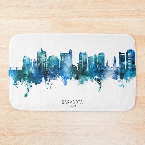 Item preview, Sarasota Florida Skyline designed and sold by ArtPrints.